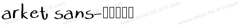 arket sans字体转换